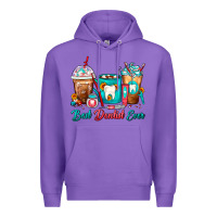Purple Best Dentist Ever Dentist Coffee Cups Premium Hoodie - FaDigitalArtStudio