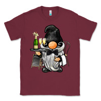 Burgundy waiter gnome Classic Tee - BarkalooDesign