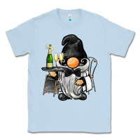 Dusty Blue waiter gnome Classic Tee - BarkalooDesign