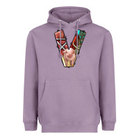 Lavender farm life alphabet lowercase letters v Heavyweight Hoodie - BundleAndBundleShop