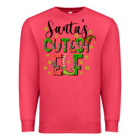 Cardinal santas cutest elf Premium Sweatshirt - CowhideDigitalArt