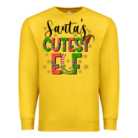 Lemon santas cutest elf Premium Sweatshirt - CowhideDigitalArt
