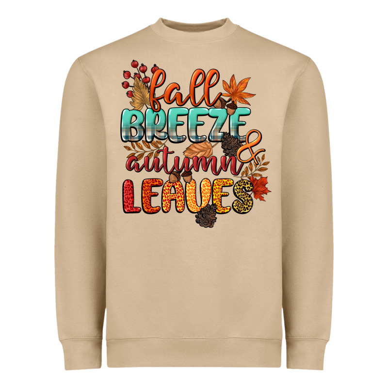 Fall Breeze And Autumn Leaves Heavyweight Sweatshirt by CowGirlArtShop | Teevron