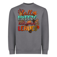 Storm fall breeze and autumn leaves Heavyweight Sweatshirt - CowGirlArtShop