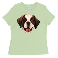 Matcha st bernard Ladies Tee - Jasminsmagicworld