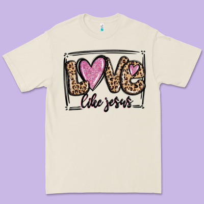 Love Like Jesus Premium Tee Designed By Maliassmallbusiness