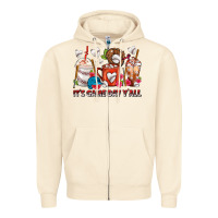 Sandshell It's Game Day Y'all Baseball Coffee Cups Zipper Hoodie - FaDigitalArtStudio