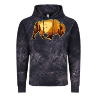Cloud Black Desert Landscape Bison Silhouette Vintage Hoodie - Bettercallsaul