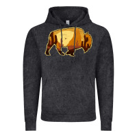 Vintage Black Desert Landscape Bison Silhouette Vintage Hoodie - Bettercallsaul