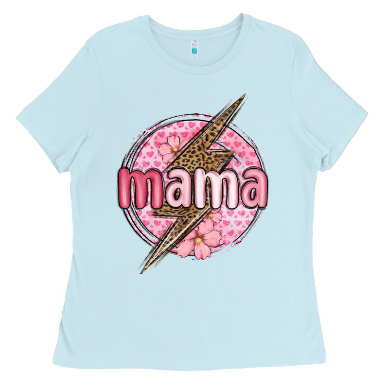 Mama Lightning Bolt Valentine S Day Ladies Tee by MaliasSmallBusiness | Teevron