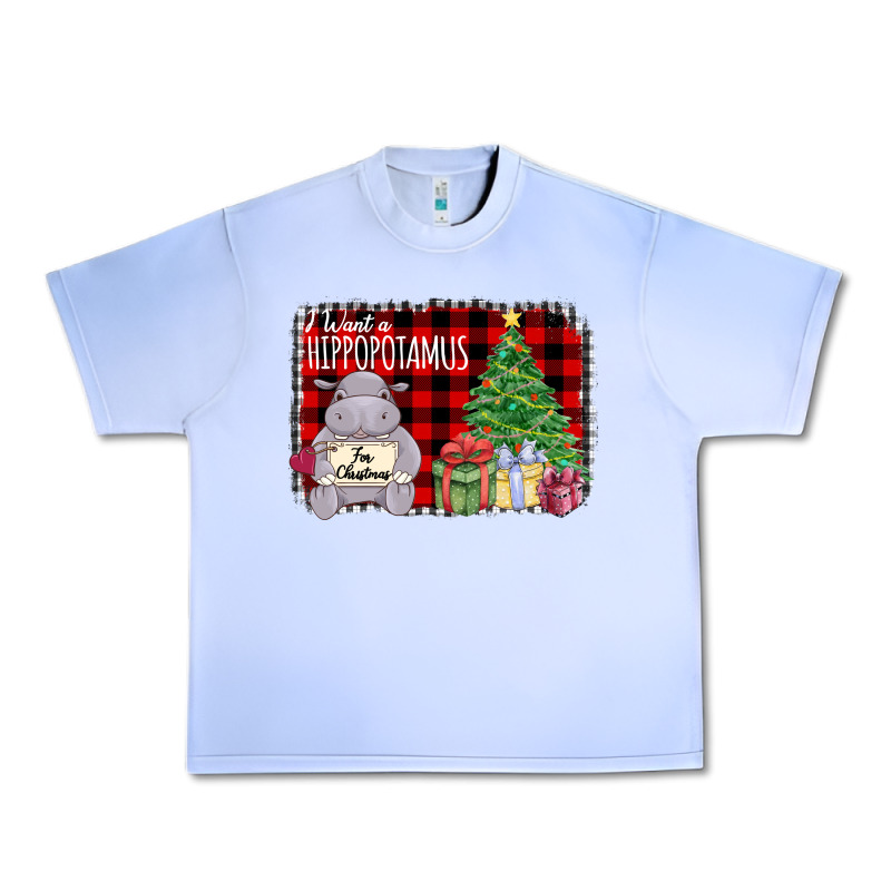 I Want Hippopotamus For Christmas Urban Heavy Tee by Bettercallsaul | Teevron