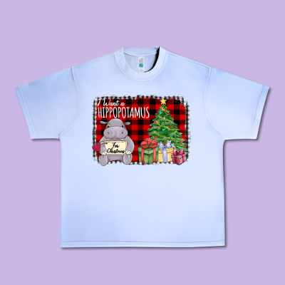 I Want Hippopotamus For Christmas Urban Heavy Tee Designed By Bettercallsaul