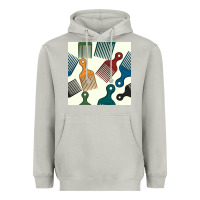 Moon Dust afro combs seamless patterns Heavyweight Hoodie - BundleAndBundleShop