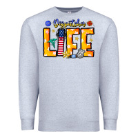 Heather Grey name tribute to first responder dispatchers Premium Sweatshirt - CowhideDigitalArt