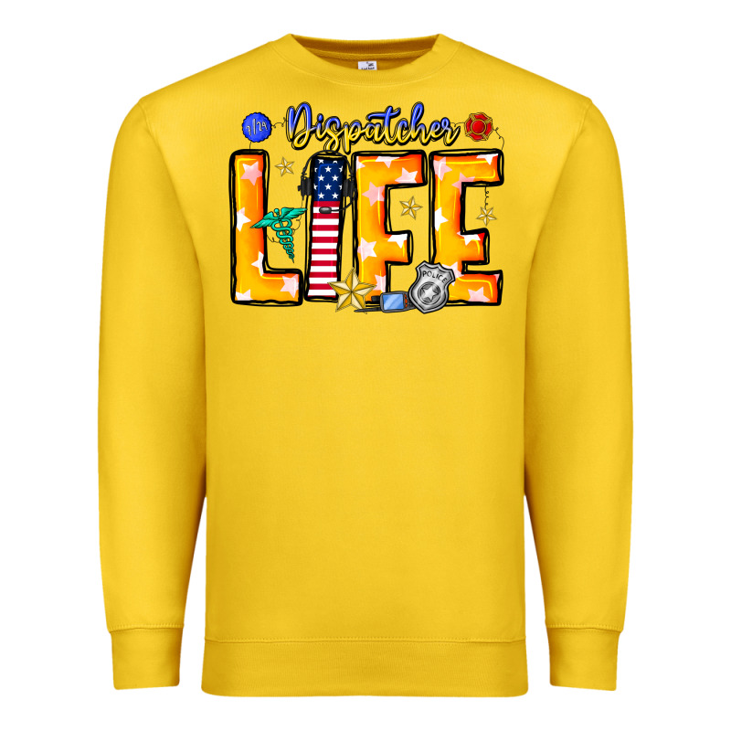 Name Tribute To First Responder Dispatchers Premium Sweatshirt by CowhideDigitalArt | Teevron