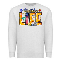 Oatmeal Heather name tribute to first responder dispatchers Premium Sweatshirt - CowhideDigitalArt