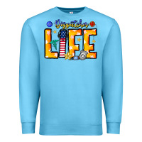 Ocean Blue name tribute to first responder dispatchers Premium Sweatshirt - CowhideDigitalArt