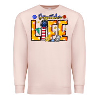 Pale Pink name tribute to first responder dispatchers Premium Sweatshirt - CowhideDigitalArt