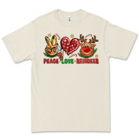 Bone peace love reindeer christmas Premium Tee - NancyCooperArtShop