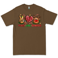 Cacao peace love reindeer christmas Premium Tee - NancyCooperArtShop