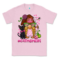 Bubblegum Pink cat mom  life gnome Classic Tee - BarkalooDesign