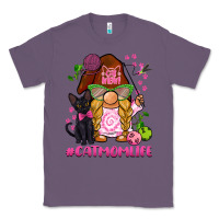 Lavender cat mom  life gnome Classic Tee - BarkalooDesign