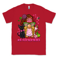 Red cat mom  life gnome Classic Tee - BarkalooDesign