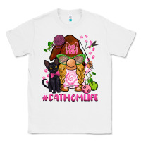 White cat mom  life gnome Classic Tee - BarkalooDesign