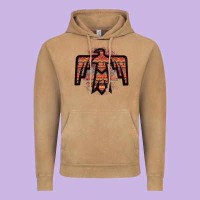 Red Aztec Thunderbird Vintage Hoodie Designed By Bettercallsaul