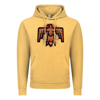 Vintage Mustard Red Aztec Thunderbird Vintage Hoodie - Bettercallsaul