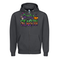 Smoke Halloween Spooky Season Zipper Hoodie - FaDigitalArtStudio