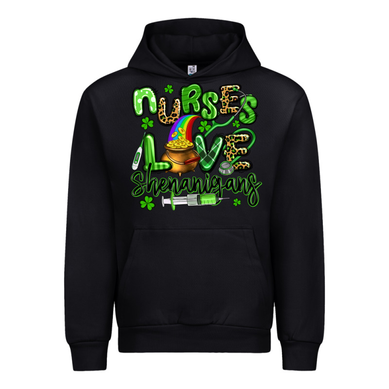 Nurses Love Shenanigans St Patricks Day Urban Hoodie by Artiststas | Teevron