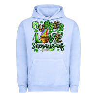 Pigment Grape Ice nurses love shenanigans st patricks day Urban Hoodie - Artiststas