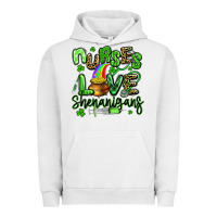 Pigment Lunar Rock nurses love shenanigans st patricks day Urban Hoodie - Artiststas