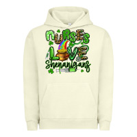 Pigment Pistachio nurses love shenanigans st patricks day Urban Hoodie - Artiststas