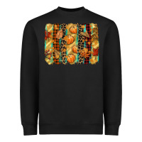 Black fall brushstroke Heavyweight Sweatshirt - CowGirlArtShop