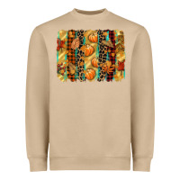 Mushroom fall brushstroke Heavyweight Sweatshirt - CowGirlArtShop