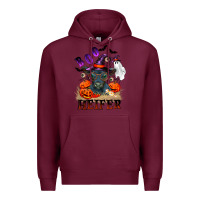 Burgundy Boo heifer black angus Premium Hoodie - RanaPortraitStore