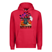 Cardinal Boo heifer black angus Premium Hoodie - RanaPortraitStore