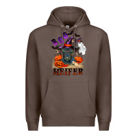 Coffee Boo heifer black angus Premium Hoodie - RanaPortraitStore