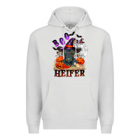 Dove Grey Boo heifer black angus Premium Hoodie - RanaPortraitStore