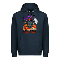 Navy Boo heifer black angus Premium Hoodie - RanaPortraitStore