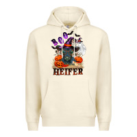Sandshell Boo heifer black angus Premium Hoodie - RanaPortraitStore