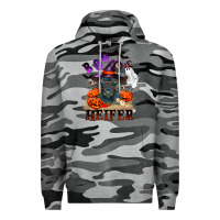 Slate Camo Boo heifer black angus Premium Hoodie - RanaPortraitStore
