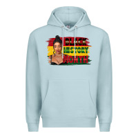 Blue Mist black history month black girl Premium Hoodie - FaDigitalArtStudio