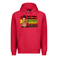 Cardinal black history month black girl Premium Hoodie - FaDigitalArtStudio