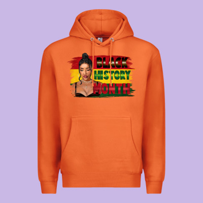Black History Month Black Girl Premium Hoodie Designed By Fadigitalartstudio