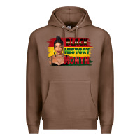 Chestnut black history month black girl Premium Hoodie - FaDigitalArtStudio