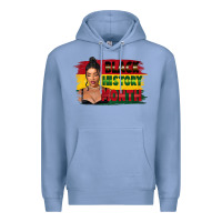 Colony Blue black history month black girl Premium Hoodie - FaDigitalArtStudio
