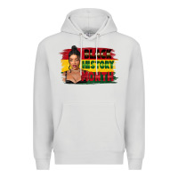 Dove Grey black history month black girl Premium Hoodie - FaDigitalArtStudio